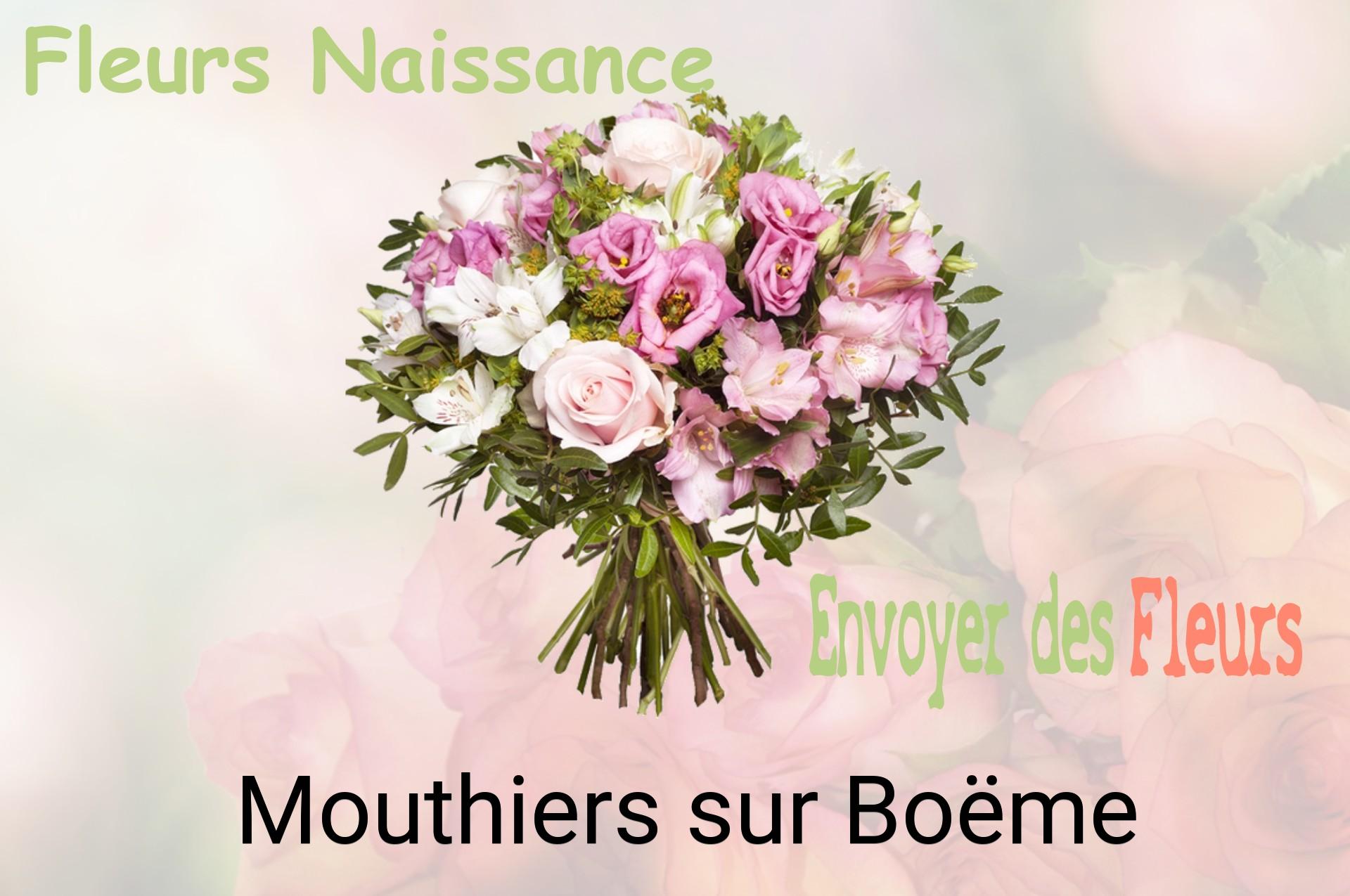Bouquet de fleurs de naissance livré à Mouthiers-sur-Boëme